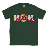 Sports Green Tie dye sunflower Mom Mother's Day Classic Tee - HowdyJamesFarm