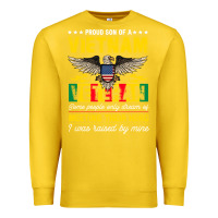 Lemon proud vietnam veteran son gifts raised by my hero veteran day Premium Sweatshirt - linhVisuals