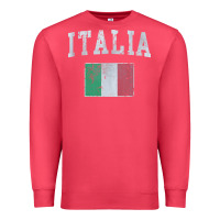Cardinal vintage italia italian flag italy italiano Premium Sweatshirt - linhVisuals