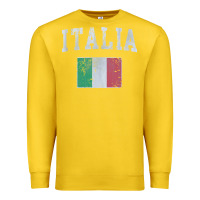 Lemon vintage italia italian flag italy italiano Premium Sweatshirt - linhVisuals