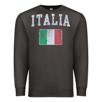 Smoke vintage italia italian flag italy italiano Premium Sweatshirt - linhVisuals