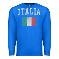 True Royal vintage italia italian flag italy italiano Premium Sweatshirt - linhVisuals