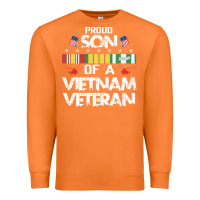 Carrot proud son of a vietnam veteran father's day Premium Sweatshirt - linhVisuals