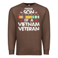 Chestnut proud son of a vietnam veteran father's day Premium Sweatshirt - linhVisuals