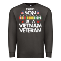 Smoke proud son of a vietnam veteran father's day Premium Sweatshirt - linhVisuals