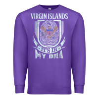 Purple virgin islands virgin islander Premium Sweatshirt - linhVisuals