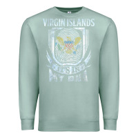Seafoam virgin islands virgin islander Premium Sweatshirt - linhVisuals