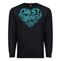 Black doctor mike merch chest compressions Premium Sweatshirt - linhVisuals