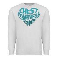 Dove Grey doctor mike merch chest compressions Premium Sweatshirt - linhVisuals