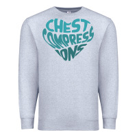 Heather Grey doctor mike merch chest compressions Premium Sweatshirt - linhVisuals