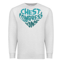 Oatmeal Heather doctor mike merch chest compressions Premium Sweatshirt - linhVisuals