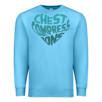 Ocean Blue doctor mike merch chest compressions Premium Sweatshirt - linhVisuals