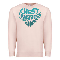 Pale Pink doctor mike merch chest compressions Premium Sweatshirt - linhVisuals