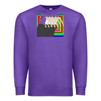 Purple sweet bro and hella jeff car 43724221 Premium Sweatshirt - linhVisuals