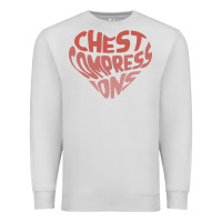 Dove Grey doctor mike merch chest compressions Premium Sweatshirt - linhVisuals