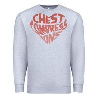 Heather Grey doctor mike merch chest compressions Premium Sweatshirt - linhVisuals
