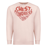 Pale Pink doctor mike merch chest compressions Premium Sweatshirt - linhVisuals