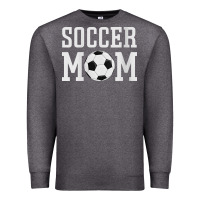 Charcoal Heather womens soccer mama soccer mom Premium Sweatshirt - linhVisuals