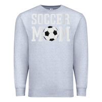 Heather Grey womens soccer mama soccer mom Premium Sweatshirt - linhVisuals