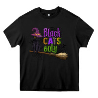 Black black cats only Heavy Core Tee - CowGirlArtShop