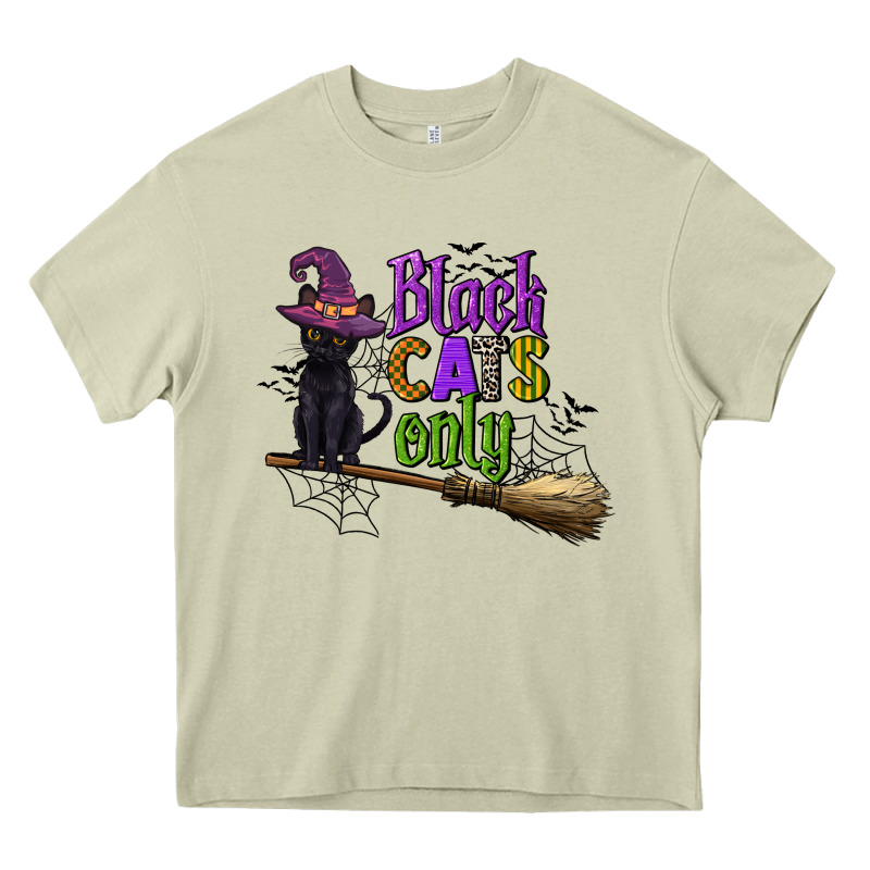 Black Cats Only Heavy Core Tee by CowGirlArtShop | Teevron