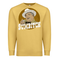 Antique Gold sumbitch distressed Premium Sweatshirt - linhVisuals