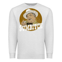 Oatmeal Heather sumbitch distressed Premium Sweatshirt - linhVisuals