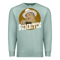 Seafoam sumbitch distressed Premium Sweatshirt - linhVisuals