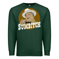 Sports Green sumbitch distressed Premium Sweatshirt - linhVisuals