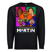 Black Martin TV Show Premium Sweatshirt - linhVisuals