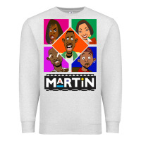 Oatmeal Heather Martin TV Show Premium Sweatshirt - linhVisuals