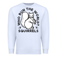 White who run the world squirrels Premium Sweatshirt - linhVisuals