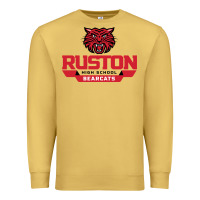 Antique Gold ruston high school Premium Sweatshirt - linhVisuals