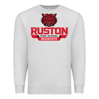 Dove Grey ruston high school Premium Sweatshirt - linhVisuals