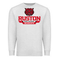 Oatmeal Heather ruston high school Premium Sweatshirt - linhVisuals