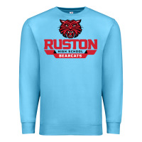 Ocean Blue ruston high school Premium Sweatshirt - linhVisuals