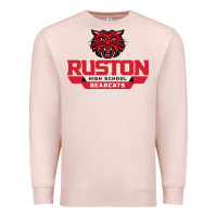 Pale Pink ruston high school Premium Sweatshirt - linhVisuals