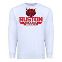 White ruston high school Premium Sweatshirt - linhVisuals