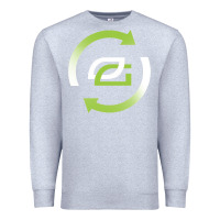 Heather Grey optic team  gaming Premium Sweatshirt - linhVisuals