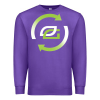 Purple optic team  gaming Premium Sweatshirt - linhVisuals