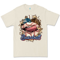 Bone Baseball lips Premium Tee - HowdyJamesFarm