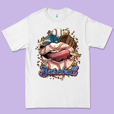 Baseball Lips Premium Tee Designed By Howdyjamesfarm