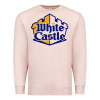 Pale Pink white castle high school Premium Sweatshirt - linhVisuals