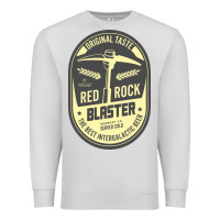Dove Grey deep rock galactic red rock blaster beer , designer   t shirt Premium Sweatshirt - linhVisuals