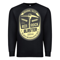 Black deep rock galactic red rock blaster beer , designer   t shirt Premium Sweatshirt - linhVisuals