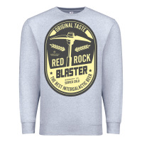 Heather Grey deep rock galactic red rock blaster beer , designer   t shirt Premium Sweatshirt - linhVisuals