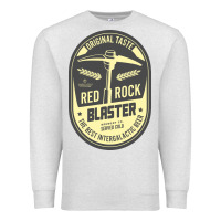 Oatmeal Heather deep rock galactic red rock blaster beer , designer   t shirt Premium Sweatshirt - linhVisuals