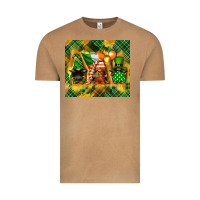 Vintage Camel St. Patrick's Day gnome Vintage Tee - FaDigitalArtStudio
