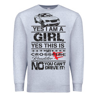 Heather Grey a girls xfire roadster   crossfire Premium Sweatshirt - linhVisuals