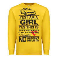 Lemon a girls xfire roadster   crossfire Premium Sweatshirt - linhVisuals